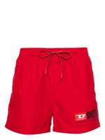 Diesel short de bain à taille ajustable - Rouge - thumbnail