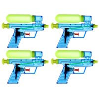 5x Waterpistool/waterpistolen blauw 15 cm