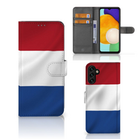 Samsung Galaxy A04s | Samsung Galaxy A13 5G Bookstyle Case Nederlandse Vlag