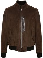 TOM FORD veste bomber en daim - Marron - thumbnail