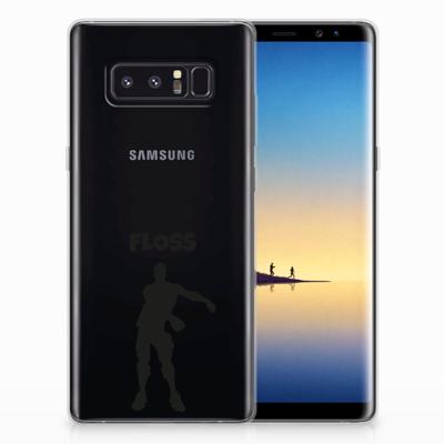 Samsung Galaxy Note 8 Telefoonhoesje met Naam Floss Samsung Galaxy Note 8 Telefoonhoesje met Naam Floss