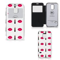 Samsung Galaxy S5 Mini Telefoon Hoesje Lipstick Kiss