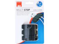 Max Hauri AG Cable Home 135358 kabelbeheersysteem Bureau Kabelklem Zwart 3 stuk(s)