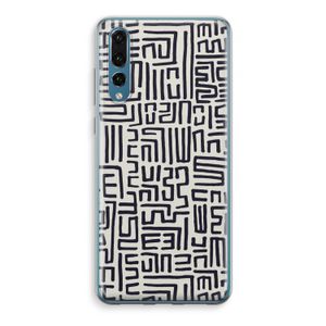 Moroccan Print: Huawei P20 Pro Transparant Hoesje