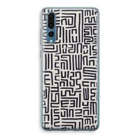 Moroccan Print: Huawei P20 Pro Transparant Hoesje - thumbnail