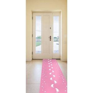 Baby Roze Geboorte Loper 2,5mtr