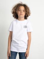 Petrol Industries Jongens Dirt Quake backprint T-Shirt Bright Wit - 140