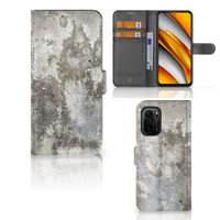 Poco F3 | Xiaomi Mi 11i Bookcase Beton Print - thumbnail