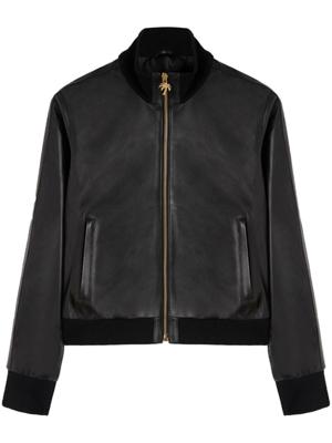 Palm Angels Bomberjack met rits - Zwart