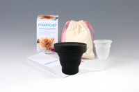 MoonCup Maat A (menstruatiecup), > 30 jaar, met handige sterilisator