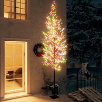 VidaXL Kerstboom met 1200 LED&apos;s meerkleurig licht kersenbloesem 400 cm