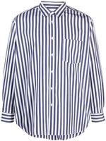 Comme Des Garçons Shirt chemise en popeline à rayures - Blanc - thumbnail