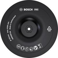 Bosch 1x PRO Backing Pad voor boormachines, klittenband (Ø 125 mm, Professional Accessoires Boor-/schroefmachines)