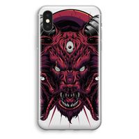 Hell Hound and Serpents: iPhone XS Transparant Hoesje - thumbnail