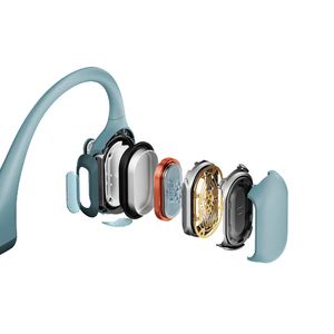 Shokz OpenRun Pro Headset Draadloos Neckband Oproepen/muziek Bluetooth Blauw