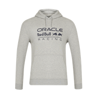 Red Bull Racing Truien - M - Core Mono Logo Hoodie Grey Marl - Max Verstappen