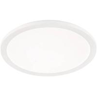 LED Plafondlamp - Badkamerlamp - Trion Camy - Opbouw Rond 22W - Spatwaterdicht IP44 - Dimbaar - Warm Wit 3000K - Mat Wit