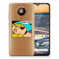 Nokia 5.3 Silicone Back Cover Popart Oh Yes