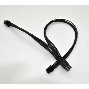 Mini PCIe 6-Pin Male to 2* PCIe 6-Pin Graphics Card Dual Power Supply Cable for Apple Power Mac G5