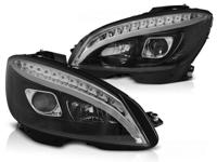 Tuning-Tec Koplampen met parkeerlicht MERCEDES W204 07-10 ZWART