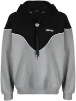 Versace hoodie à logo imprimé - Noir