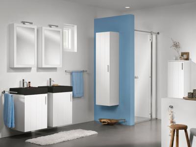 Tiger Baya badkamermeubel 52cm wit incl. spiegelkast Tiger Baya badkamermeubel 52cm wit incl. spiegelkast