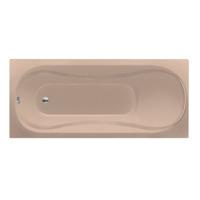 Ligbad Inbouw Xenz Bonaire Rechthoek 80x180x45cm Acryl Bahama Beige Hoogglans met Poten