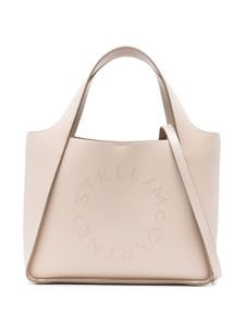 Stella McCartney logo-appliqué tote bag - Tons neutres