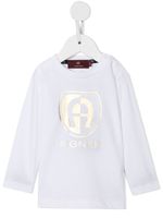 Aigner Kids t-shirt à logo imprimé - Blanc