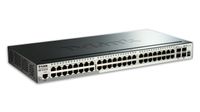 D-Link DGS-1510-52X netwerk-switch Managed L3 Gigabit Ethernet (10/100/1000) 1U Zwart - thumbnail