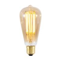 Kooldraadlamp Peer E27 LED 3,5W goldline 14cm, dimbaar - Goud,Transparant