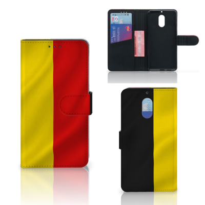 Nokia 6 Bookstyle Case Belgische Vlag Nokia 6 Bookstyle Case Belgische Vlag