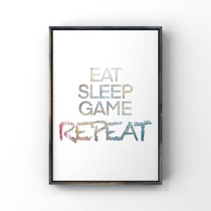 Poster - Gaming / Repeat