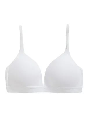 Meisjes tiener BH Organic 31962 - Eerst Bh - Kinder Bh - Kleine maten bh - 65C - Wit - 65C - 65C - 65C