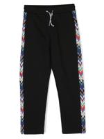Missoni Kids Trainingsbroek met logoprint - Zwart