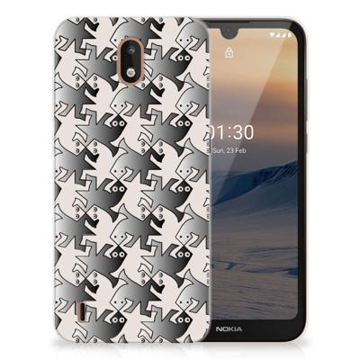 Nokia 1.3 TPU Hoesje Salamander Grey