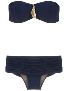 Brigitte bikini à ornement - Bleu