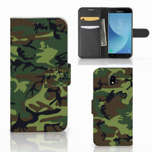 Samsung Galaxy J5 2017 Telefoon Hoesje Army Dark