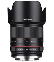 Samyang 21/1,4 lens APS-C Sony E handmatige focus fotolens, groothoeklens zwart