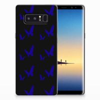 Samsung Galaxy Note 8 TPU bumper Vlinder Patroon