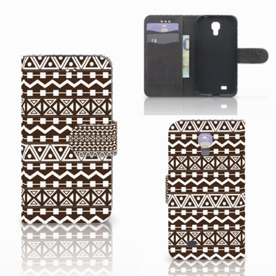 Samsung Galaxy S4 Telefoon Hoesje Aztec Brown Samsung Galaxy S4 Telefoon Hoesje Aztec Brown
