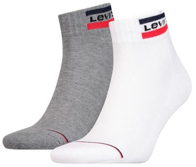 Enkel sportsokken met logo