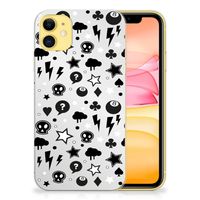 Silicone Back Case Apple iPhone 11 Silver Punk