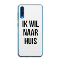 Ik wil naar huis: Samsung Galaxy A50 Transparant Hoesje