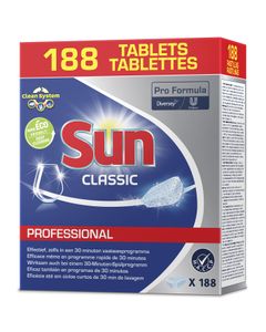 Vaatwastabletten Sun Professional Classic 188 stuks