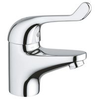 GROHE Euroeco Special veiligheids wastafelkraan laag met hendel 12cm gladde body chroom 32789000 - thumbnail