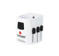 SKROSS | 1.103155 | PRO Light | Universele Reis Adapter 2 en 3 Polig met SHUKO stopcontact - tot 1535 Watt. Bescherming tegen elektrische schokken