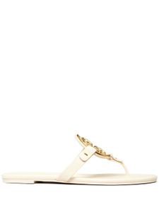 Tory Burch sandales Miller en cuir souple - Blanc