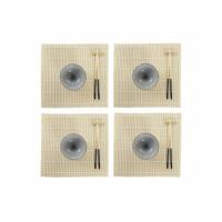 Sushi set DKD Home Decor 14,5 x 14,5 x 31 cm Zwart Keramiek Orientaals (16 Onderdelen)