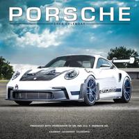 Porsche Calendar 2026 Square Car Wall Calendar - 16 Month